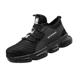 Fitness Shoes TopFight 2024 Plus Size 48 47 Lightweight Breathable Men Safety Anti-piercing Work Boots Industrial Construction