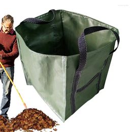 Storage Bags Garden For Leaves Moisture-Proof Bag Foldable Lawn Organiser Fallen Basket Top-Notch Material