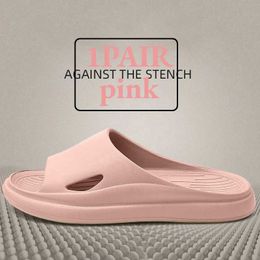 Slippers Slippers Bathroom Slide Summer Indoor Floor Anti slip Unisex Couple Family Womens Hotel H240326VJOX