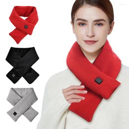Carpets Warm Heated Scarf USB Charging Electric Cold-Proof Thermal Neck Wrap Warmer Washable For Outdoor Camping Hiking