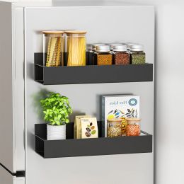 Racks Magnetic Spice Storage Rack Spice Organiser Kitchen Spice Shelf For Refrigerator & Washing Machine & Bathroom Estante De Cocina