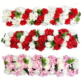 Decorative Flowers Artificial Rose Row DIY Wedding Wall Decoration Supplies Peony Arch Background Fake Flower Outdoor