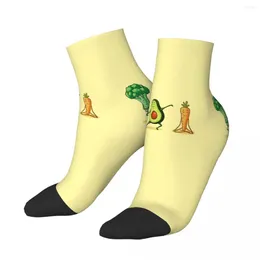 Men's Socks Broccoli Avocado Carrot Yoga Ankle Male Mens Women Winter Stockings Printed