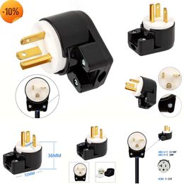 2024 Other Home Appliances 1Pcs 5-20P US Generator Plug 90 Degree Elbow 360 Degree Rotating Plug 20A 125V Power Connector Plug Adapter Electrical Plugs