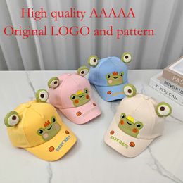 Children's Spring and Autumn Crown Frog Baseball Boys' Cartoon Duck Tongue Women's Sunshade Hat Korean Version Cute