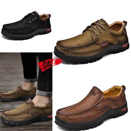 Fashions Positive Resistant Mens shoes loafers casual leather shoes hiking shoes a variety of options designer sneakers trainers GAI 38-51