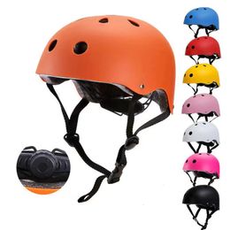Adult Childrens Skateboard Helmets Outdoor Sports Skiing Cycling Roller Skating Helmets Rock Climbing Safety Protection Helmets 240326 240326
