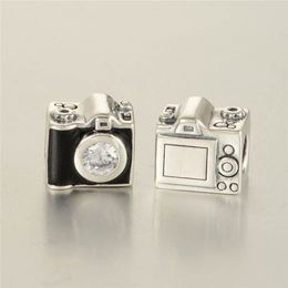 Camera Jewellery charms beads originals S925 sterling silver fits for european style bracelets LW590H7307S