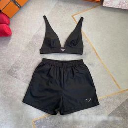 Women's designer clothing sexy two piece set tracksuit Fashion Casual Sports Bra Vest Set P Home Summer Tops Shorts