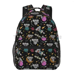 Backpack Cute Space Koalas Travel For Boys Girls College Bookbags Durable Casual Lightweight Daypack School Hiking Camping