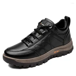 Casual Shoes 2024 Men Safety Wear-Resistant Outdoor Sports Zapatillas Hombre Men's Sneakers Winter For Pu Leather Warm