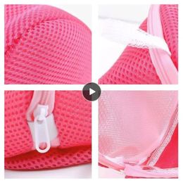 Laundry Bags High Quality Underwear Washing Machine Lady Women Protection Net Mesh Bag Three Layer Hosiery