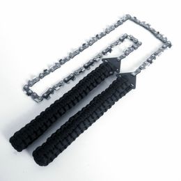 Outdoor chain outdoor survival equipment, folding saw, umbrella rope model, hand pulled rope saw, manual chain saw