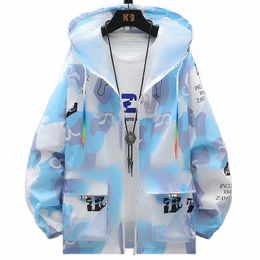 2023 Summer New Light Hooded Camoue Jacket Men Sun Protecti Fishing Hunting Clothes Quick Dry Coat Male Windbreaker 4XL v1CR#