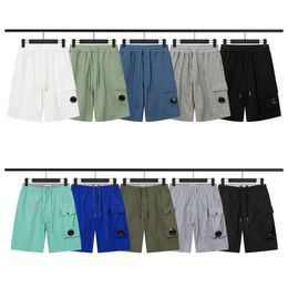 Mens CP Shorts Solid Color Designer Company Shorts Track Pant Casual Couples Joggers Pants High Street Beach For Men Women Streetwear Shorts