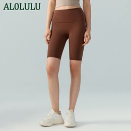 al0lulu 스포츠 꽉 반바지 여성 피트니스 반바지 하이 허리 요가 바지 반바지