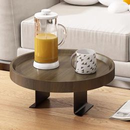 Tea Trays Anti-slip Sofa Armrest Tray Storage Rack Wooden Beverage Coffee Snack Adjustable Width Home Supplies