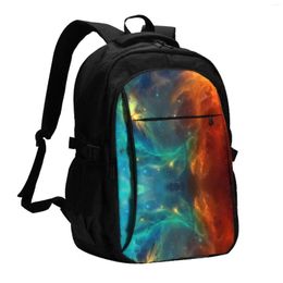 Backpack Space Star Large Capacity School Notebook Fashion Waterproof Adjustable Travel Sports