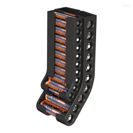 Storage Bottles Wall Mounted Battery Organiser Rack For 10 Batteries Durable Mount Cupboard Or Garage