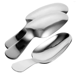 Spoons 3 Pcs Dessert Spoon Ice Cream Scoop Tableware Stainless Steel Scoops Home 304 Household Baby With Short Handles