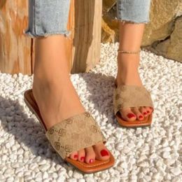 Slippers Slippers NEW Fashion Womens Espadrilles Sole Wedge Sandals Open Toe Thick Outdoor Ankle Strap Slip On Summer Casual H240327