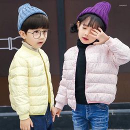 Down Coat Children Jackets 2024 Kids Winter For Boys Girls Ultra Light Portable Outwear Or Inner Wear