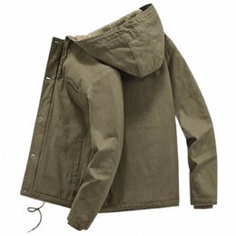winter Parka Men's Jackets Bomber Parkas New Coats & Vintage Clothing Men Luxury Hooded Sweat-shirt Work Wear Fleeced Clothing R2FC#