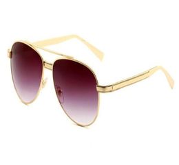 sunglasses oversized metal square frame mens designer glasses Gold plated material anti-UV400 lens eyewear 22092257228