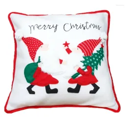 Pillow Merry Christmas Decorative Throw Cover Winter Holiday Xmas For Case Covers Sofa Protector