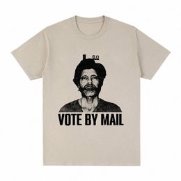 vote By Mail Ted Kaczynski T Shirt Fi Men Harajuku Graphic Tshirt Unisex High Quality Casual Vintage Cott Tee Shirt Tops C6CY#