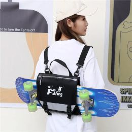 Covers Double Rocker Skateboard Backpack Land Surfboard Bag Longboard Bag Oxford Skateboard Bag Skate Accessorie Skate Storage Backpack