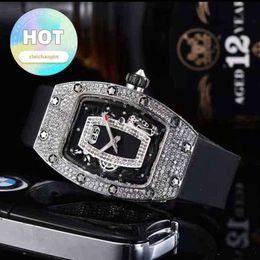 Designer Luxury RM Wrist Watch Watches Wristwatch Mechanical Watch Female Decoration Diamond Brand Girlfriend Wife Swiss Movement Wristwatches