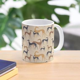 Mugs Galgos In Brown Coffee Mug Ceramic Cups Of Cute And Different