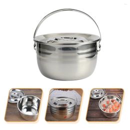 Double Boilers Thicken Camping Stew Pot Non-Stick Home Kitchen Large Capacity Non Stick Frying Pans Cooking Tools Cookware