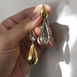 Dangle Earrings Large Waterdrop Statement Luxury Elegant For Women Exggerated Dangling Party Jewelry