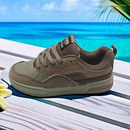 Casual Shoes Brownish-Green Retro Women & Men Kids Fashion Breathable Sports Sneakers Size 36-44