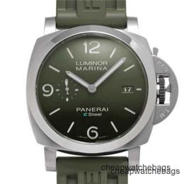 Watch Swiss Made Panerai Sports Watches PANERAISS Marina Steel Pam01356 Men'sMechanical Designer Automatic Watch Stainless Steel