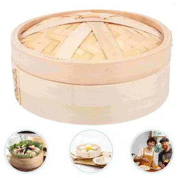 Double Boilers Reusable Steamer Pot Manual Kitchen Practical Bamboo Multi-functional Wooden Cooking Utensils