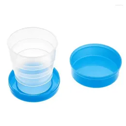 Cups Saucers Portable Silicone Retractable Folding Water Bottl Outdoor Travel Collapsible Drinking Bottle Glass