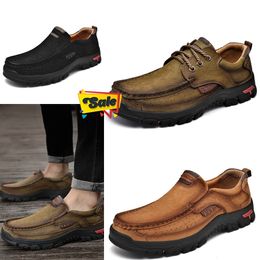 NEW Positive Resistant Mens shoes loafers casual leather shoes hiking shoes a variety of options designer sneakers trainers GAI