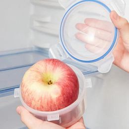 Storage Bottles Box Upside Down Innovative Reusable Product Holder Crisper Save Money Transparent Fresh Strong Lunch Convenient