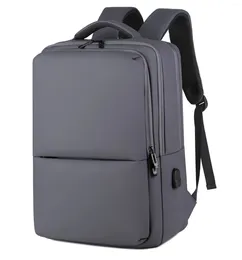 Backpack High-end Laptop 17.3-inch Business Computer Fashion Korean Schoolbag Men's Commuter Bags
