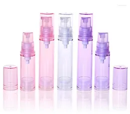 Storage Bottles 10PCS/LOT Empty Airless Pump Plastic Vacuum Pressure Emulsion Bottle With Lotion On Travelling Cosmetic Packaging