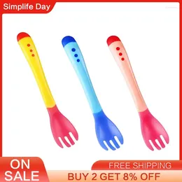 Spoons Infant Non-toxic Baby-friendly Ergonomic Baby Tableware Feeding Essentials Must-have Born Utensils Fork