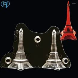 Baking Moulds 3D Eiffel Tower Chocolate Mould Candy SugarPaste Moulds Cake Decorating Tools For Home Kitchen Accessories