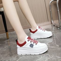 Inner Higher Sneakers for Women Fashion Casual Sports Vulcanized Shoes Ladies Hidden Heel Platform Tennis Trainers Athletic Shoe 240323