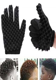 Handheld Hair Brush Professional Salon Double Sided Braider Tool Wave Shaped Hairdressing Cleaning Multi Holes Care Sponge Curly509563812