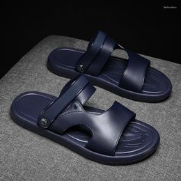 Sandals Style Men's Mans Casual Shoe Lightweight Two Ways To Wear High Quality Fashion Hard-wearing Summer Men Beach Slipper