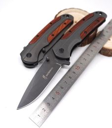 Browning Knife DA43 Titanium Tactical Knife Survival Folding Blade Hardened 3Cr13 56HRC Pocket Hunting Knives Outdoor Gear Knife E8597676