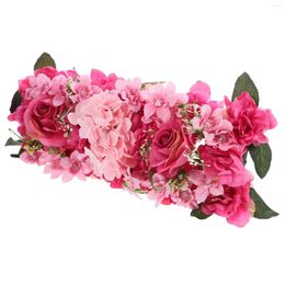 Decorative Flowers Simulated Flower Arrangement Wedding Ceremony Decorations Simulation Rose Ornament Ceiling Trim Silk Wall Layout